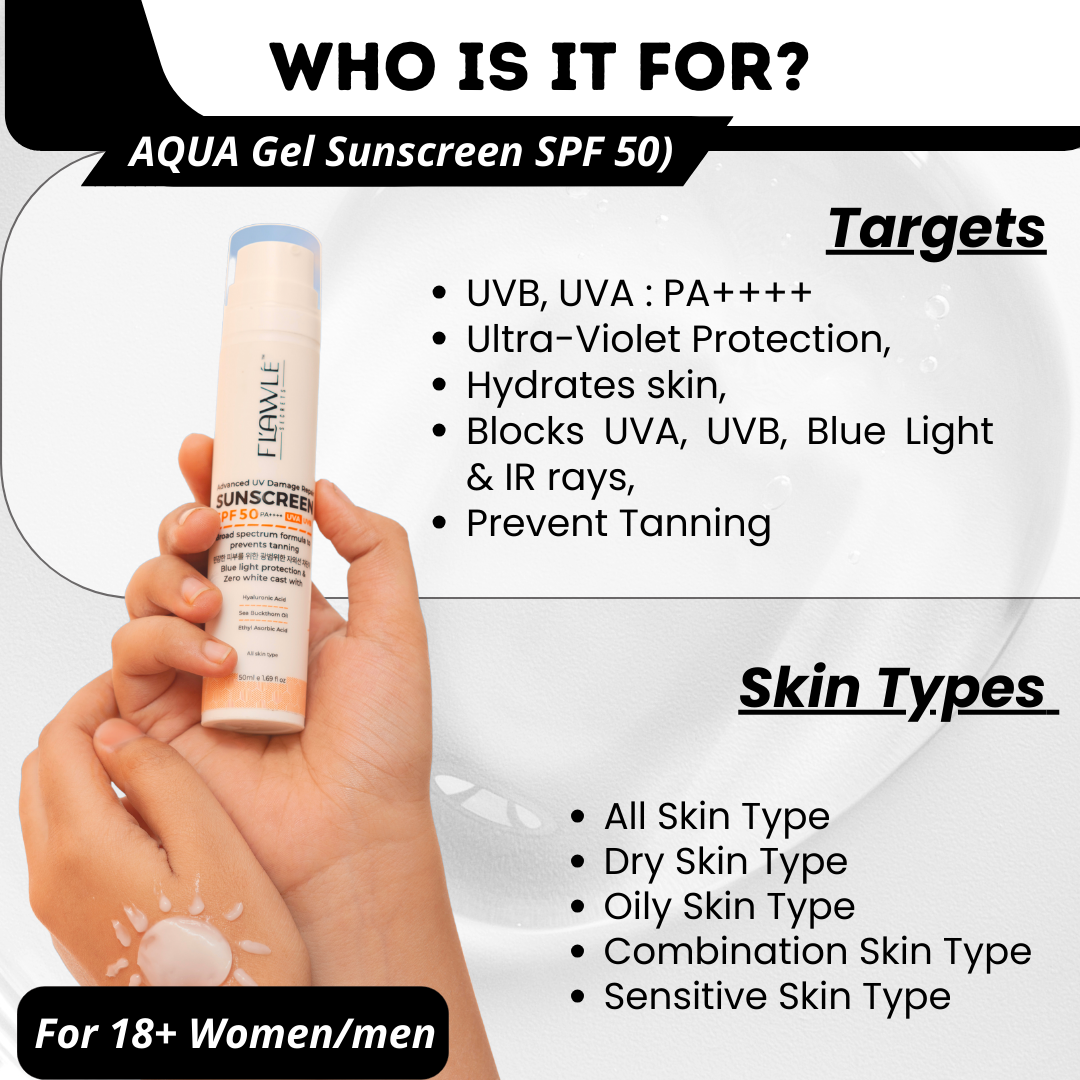 Ultra-light sunscreen Gel-50 SPF'- 50ml